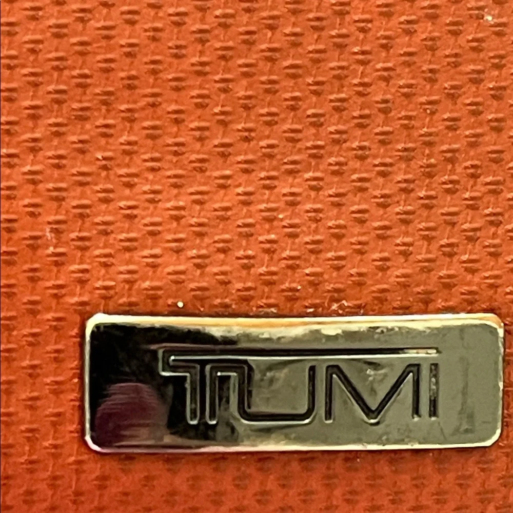 Tumi Vibrant Orange Card Holder